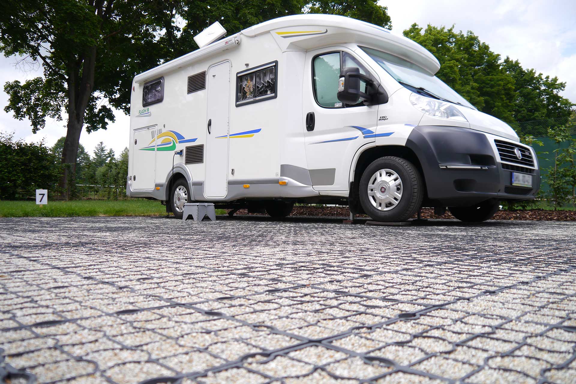 ECORASTER Camping Platzsicherung